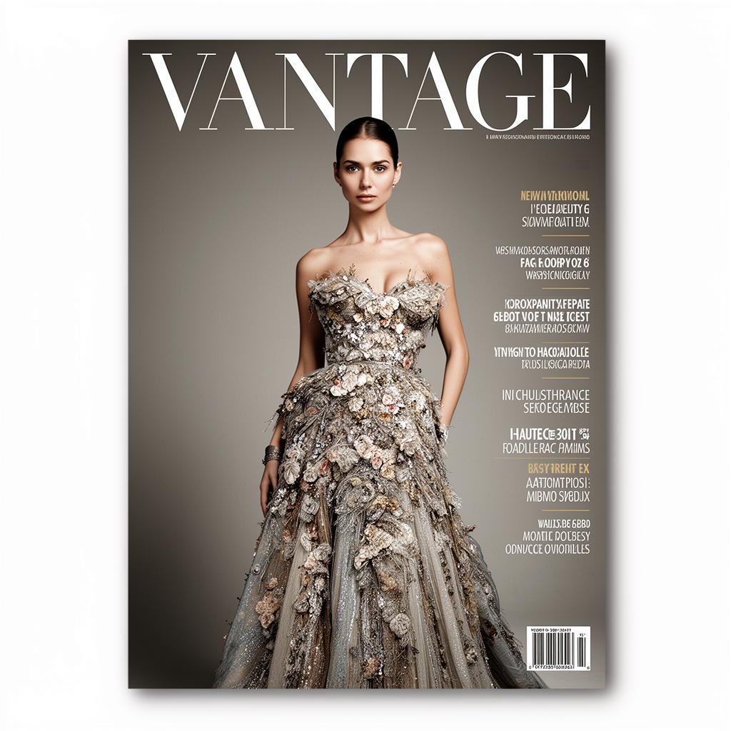 Vantage — Fashion magazine cover