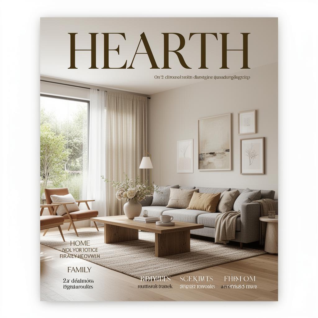 Hearth — Home & Living magazine cover